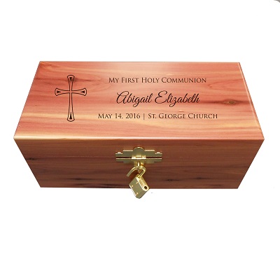 Personalized First Communion Keepsake Box