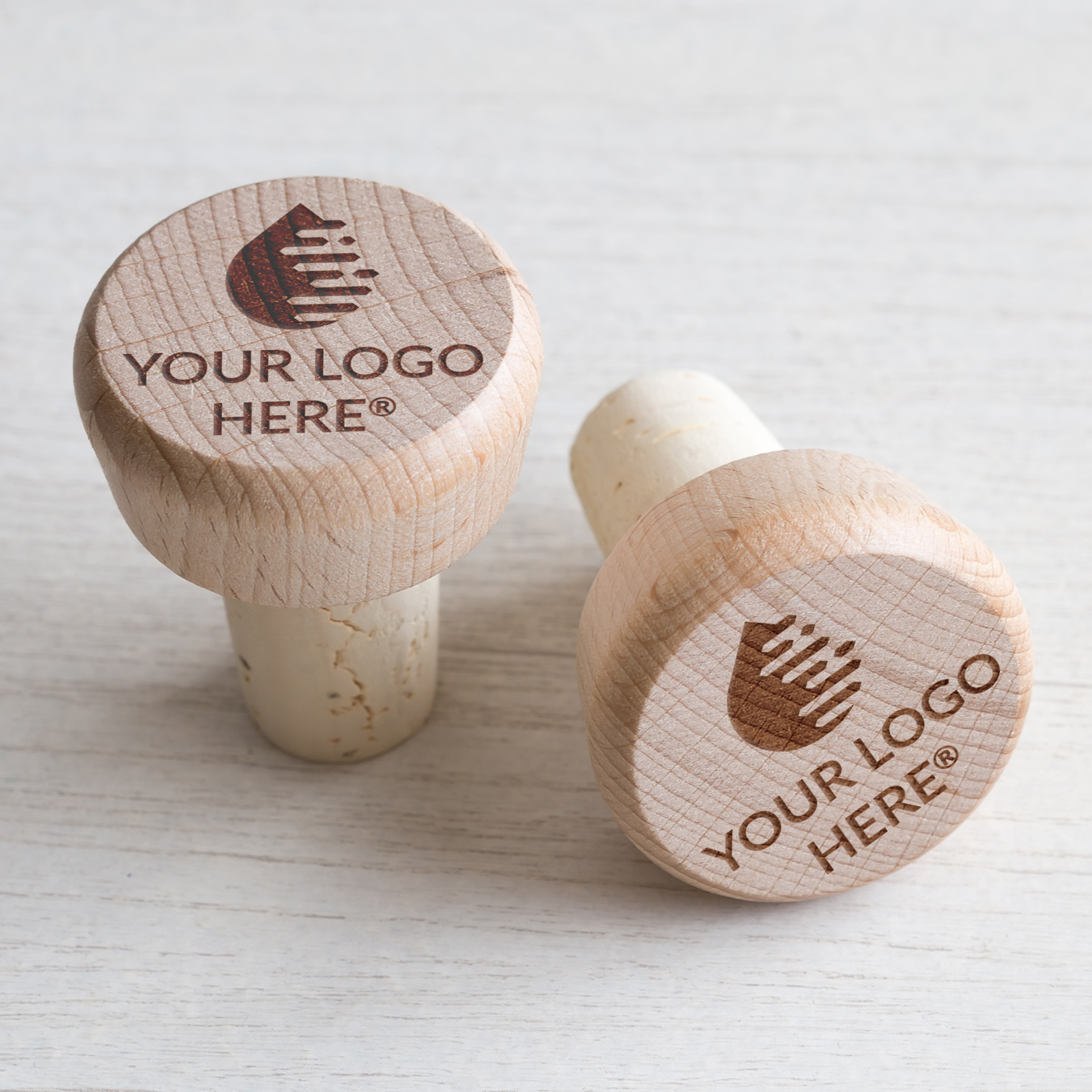Custom logo bulk engraved wine stoppers