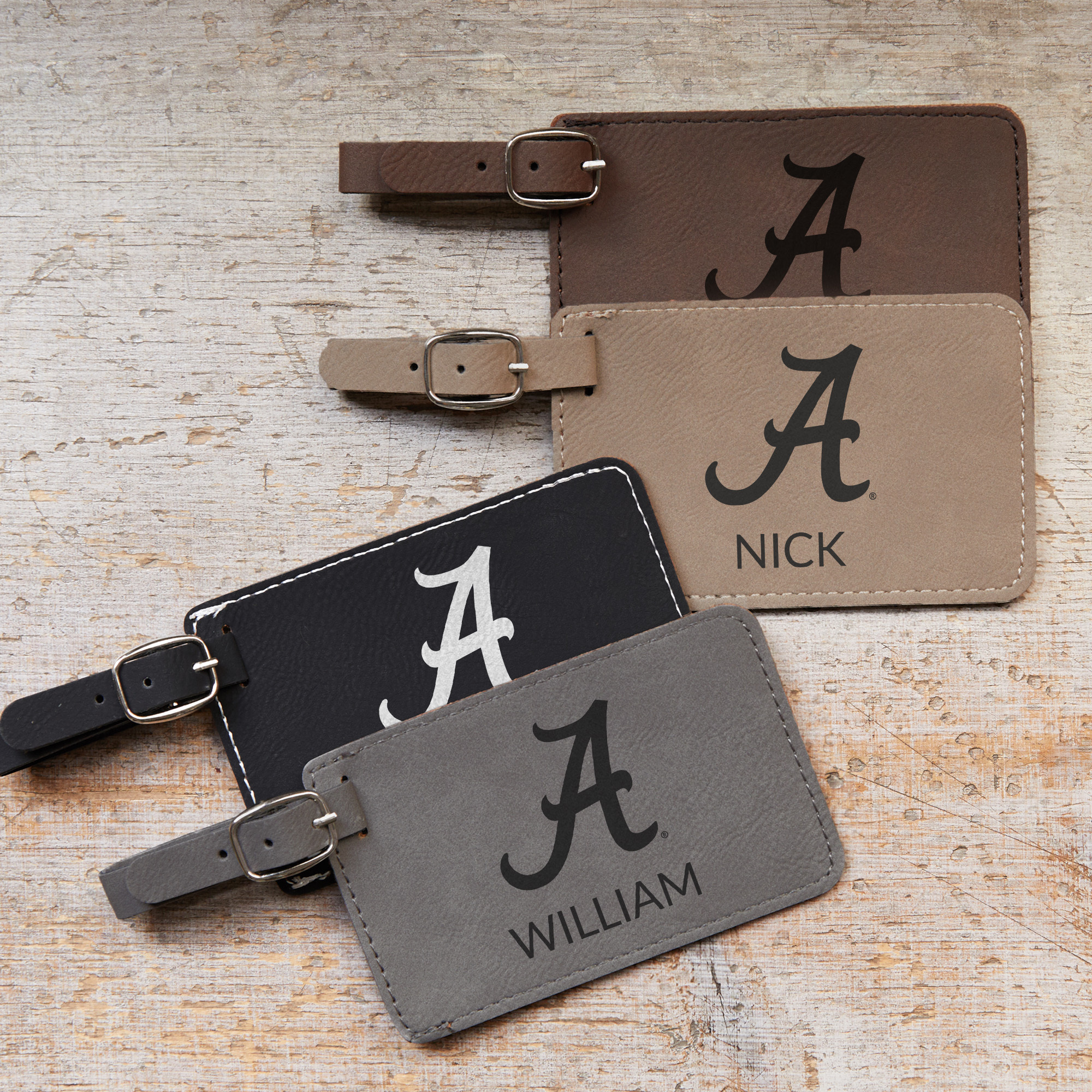 personalized alabama luggage tags